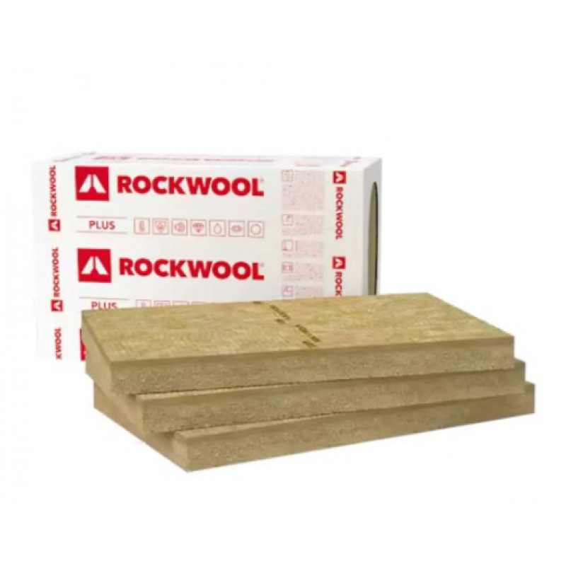 Rockwool Ventirock Plus Pretvēja izolācijas plāksnēs ventilējamām fasādēm 150x600x1000mm, palete 48m2