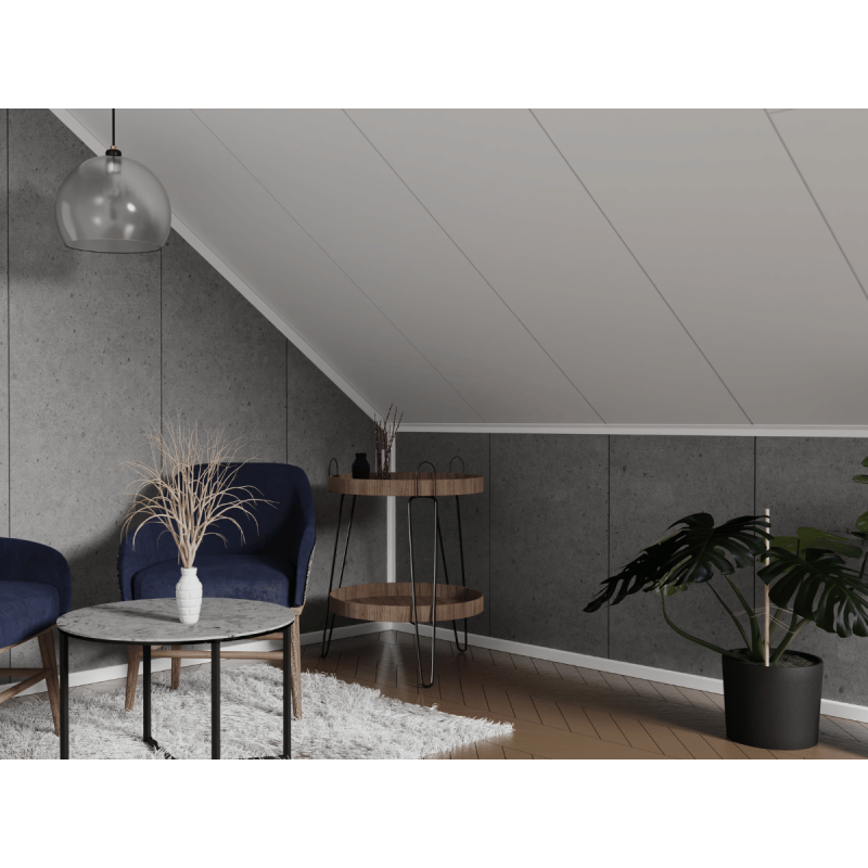 Strama Panels sienas panelis 2800x600 Grey Concrete L