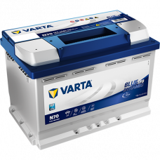 Akumulators VARTA EFB START STOP, 70Ah 760A 278*175*190 - + BLUE