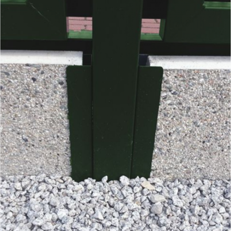 Vilmars Pasētas metāla stiprinājums, Zaļš 30x6cm