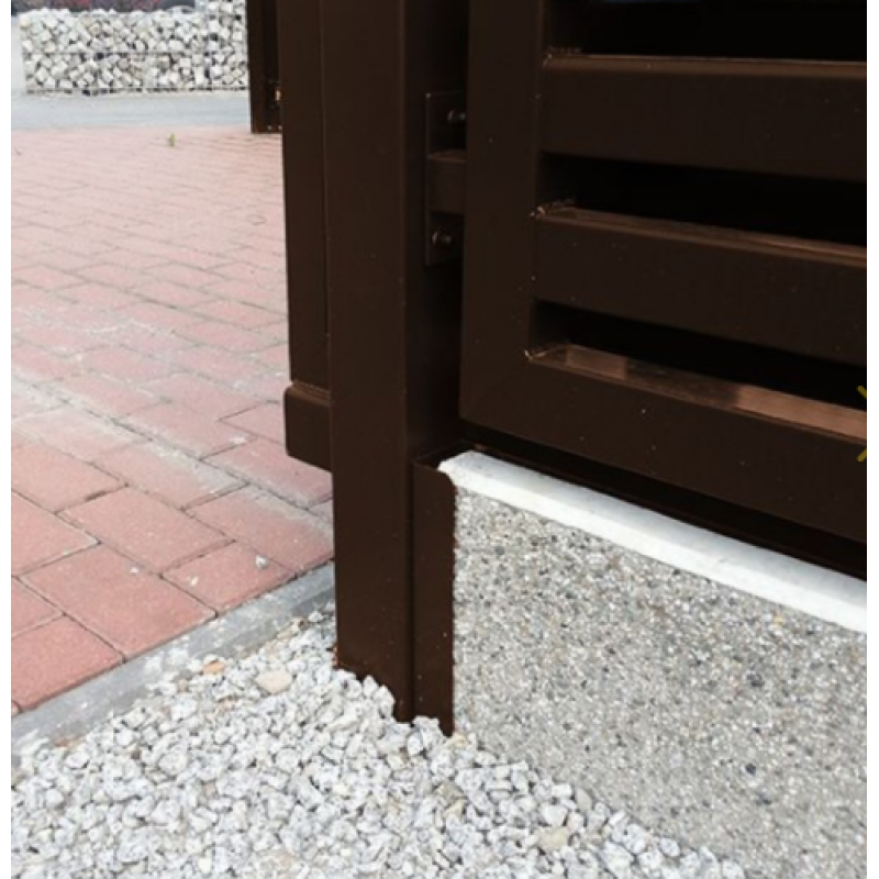 Vilmars Pasētas metāla stiprinājums, Brūns 20x6cm