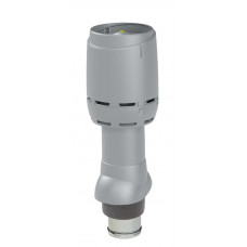 Vilpe 125P / IS / 500 FLOW Izplūdes ventilācijas izvads, gaiši pelēks