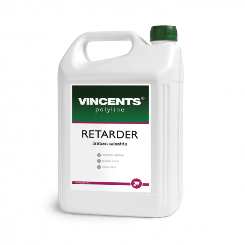 Vincents Polyline Retarder cietēšanas palēninātājs betonam, 25L